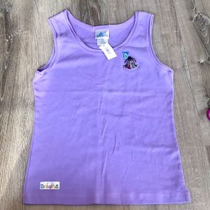 NWT Disney Disneyland sleeveless purple Eeyote top size M